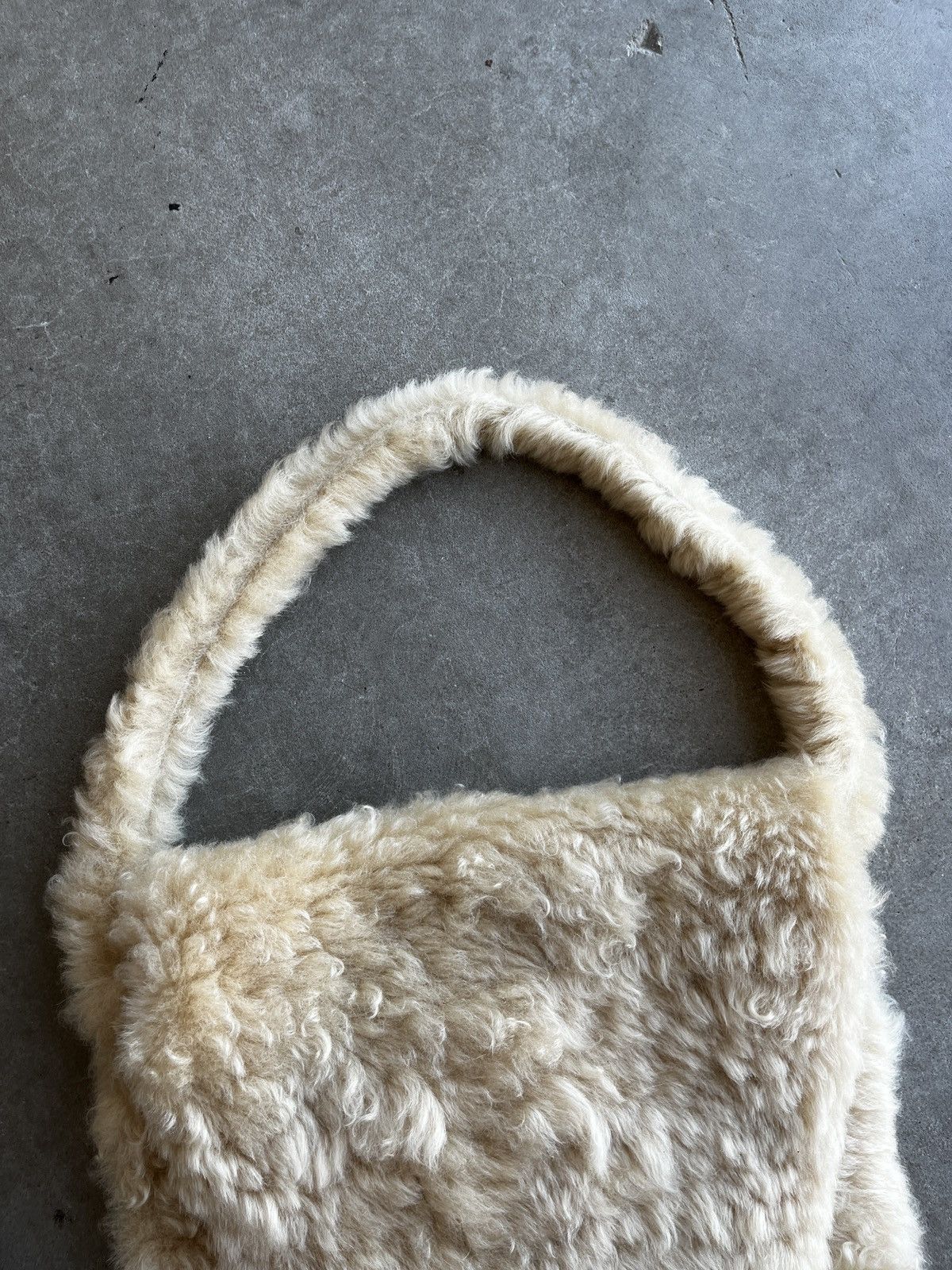 ERL ERL Shearling Messenger Bag (unisex) Size ONE SIZE - 10 Thumbnail