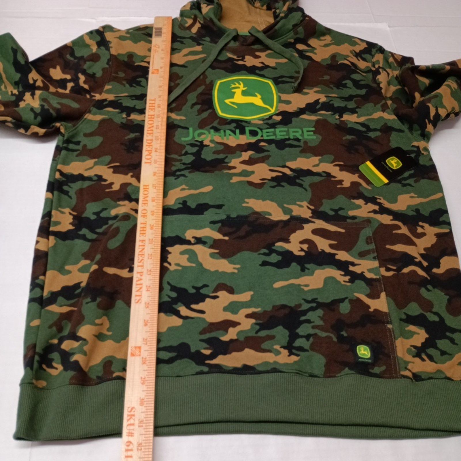 John Deere John Deere Hoodie Men's XL Core Camo Logo Outdoor Hunting Size US XL / EU 56 / 4 - 8 Thumbnail