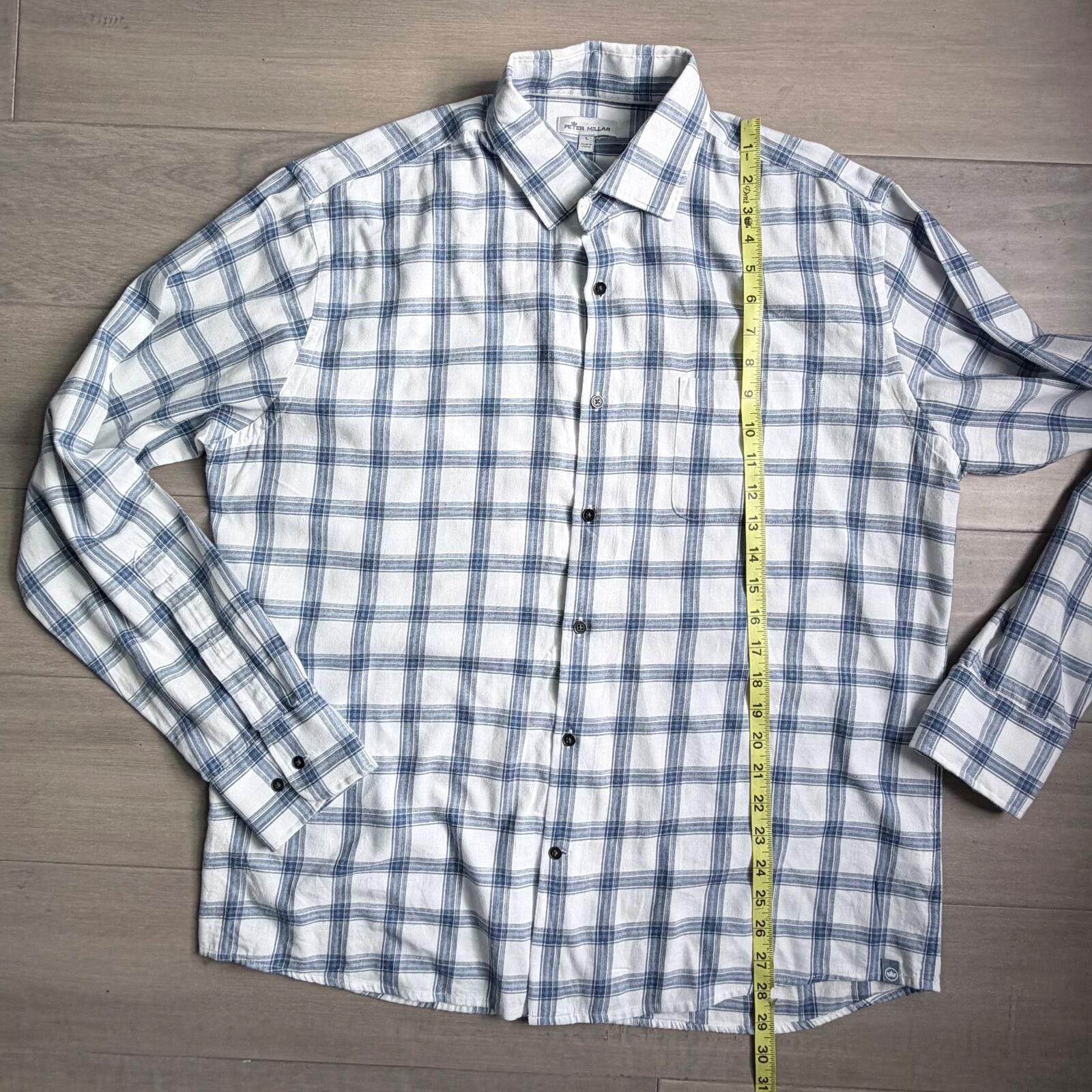 Peter Millar Peter Millar Men's Button-Up Long Sleeve Shirt Size L Size US L / EU 52-54 / 3 - 6 Thumbnail