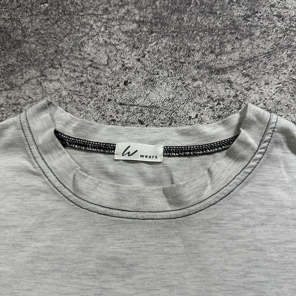 If Six Was Nine Inside Out Contrast Stitch Blank T-Shirt Balenciaga Style Size US L / EU 52-54 / 3 - 7 Thumbnail