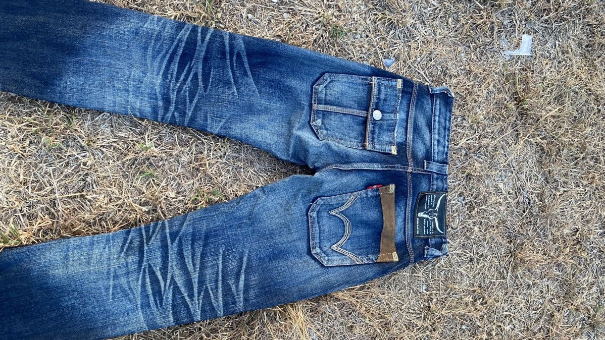Edwin Edwin Blue Trip Jeans Front Pocket Nice Design Size US 29 - 15 Thumbnail