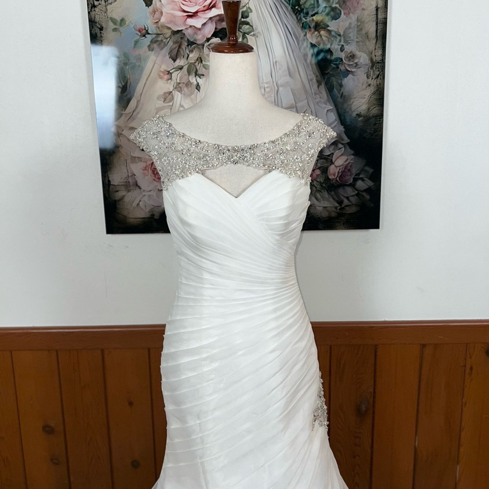 open lace back dress Mori Lee 8273 Lisa main image 0