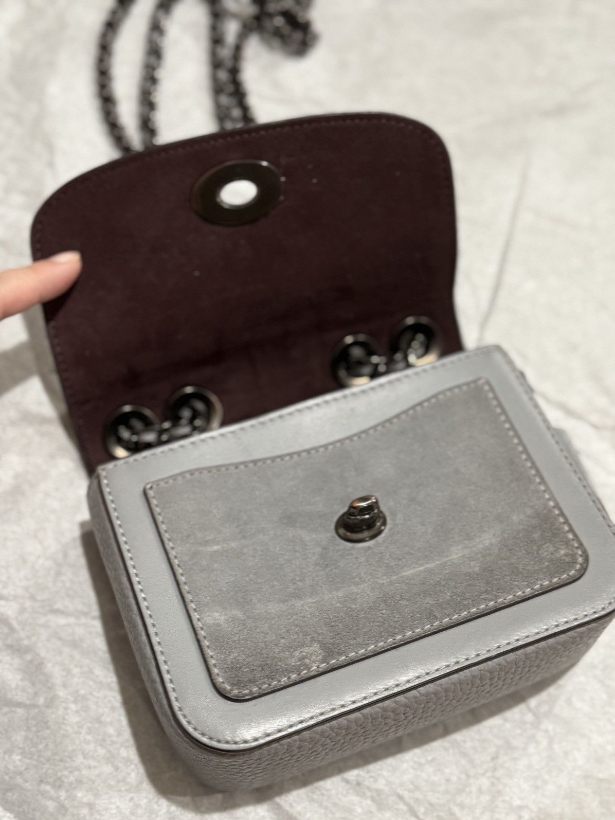 Coach Coach Madison Shoulder Bag in Silver Color Size ONE SIZE - 6 Thumbnail