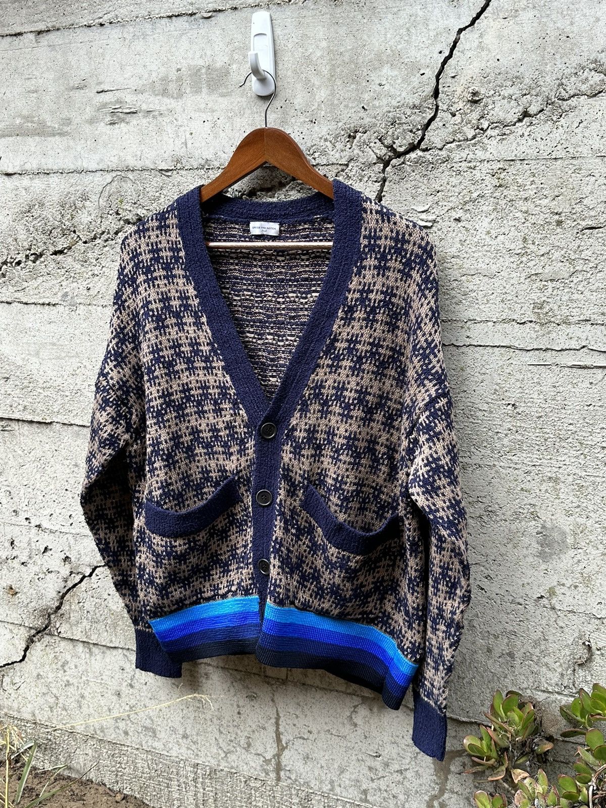 Dries Van Noten RARE GRAIL Dries Van Noten multi pattern cardigan sweater Size US L / EU 52-54 / 3 - 1 Thumbnail