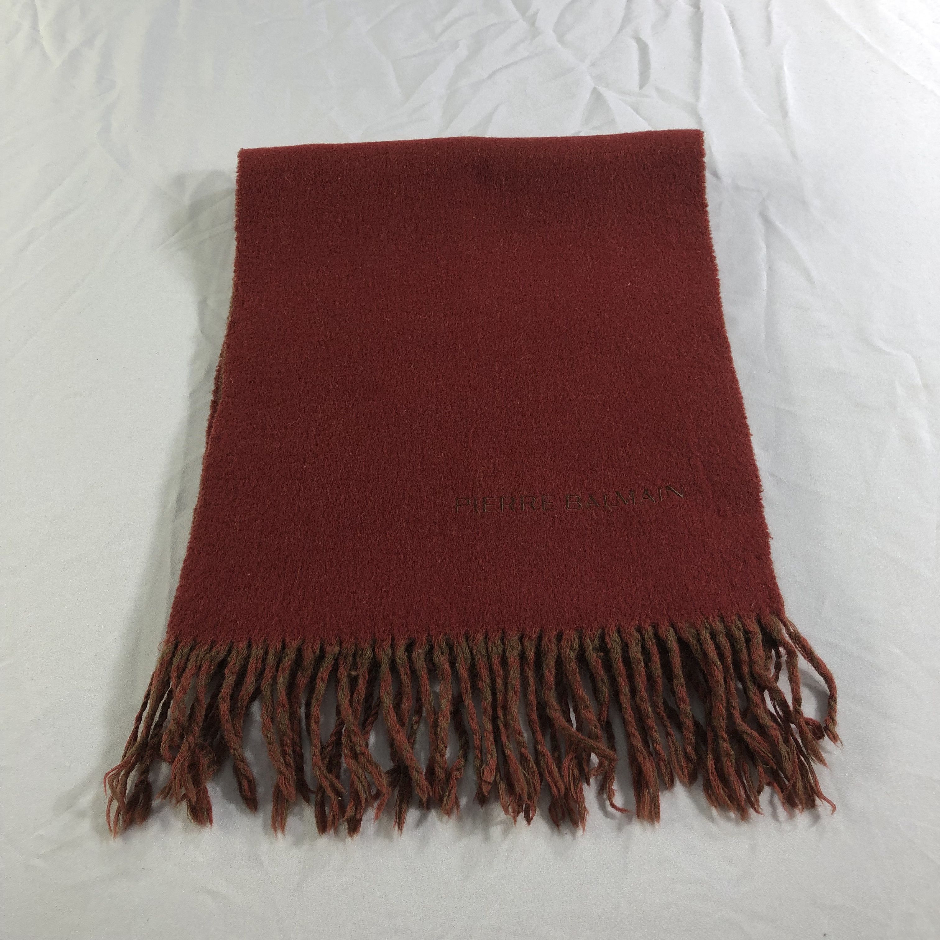 Pierre Balmain Pierre Balmain Wool Scarf Muffler Neckwear V2245 Size ONE SIZE - 2 Thumbnail
