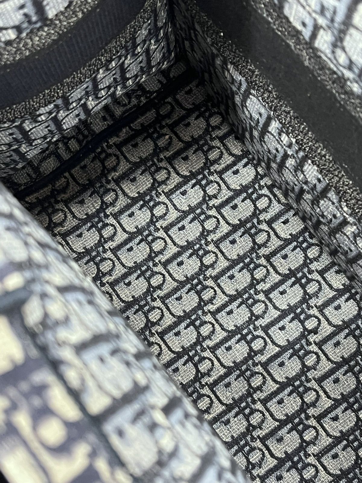 Dior Dior Oblique Medium Book Tote Blue Size ONE SIZE - 9 Thumbnail