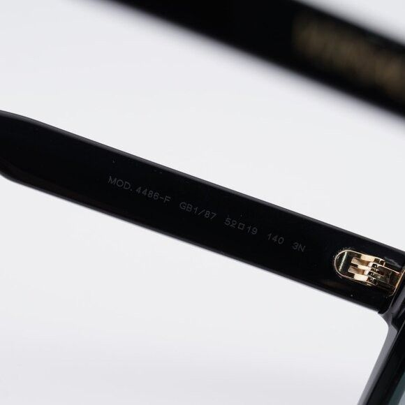 Versace Versace VE4486F GB1/87 Sunglasses Shiny Black Square Frame Size ONE SIZE - 6 Thumbnail