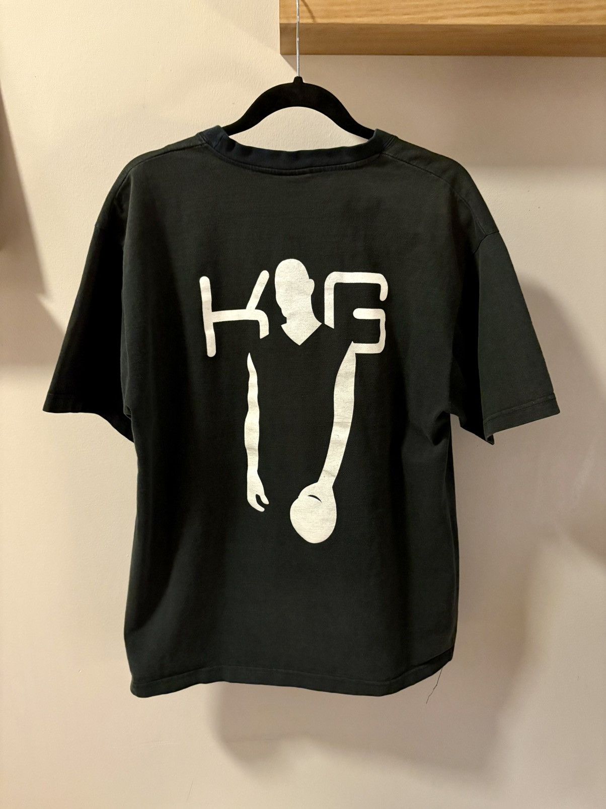 Vintage Kevin Garnett vintage black ad campaign T-shirt L/XL Size US XL / EU 56 / 4 - 1 Thumbnail
