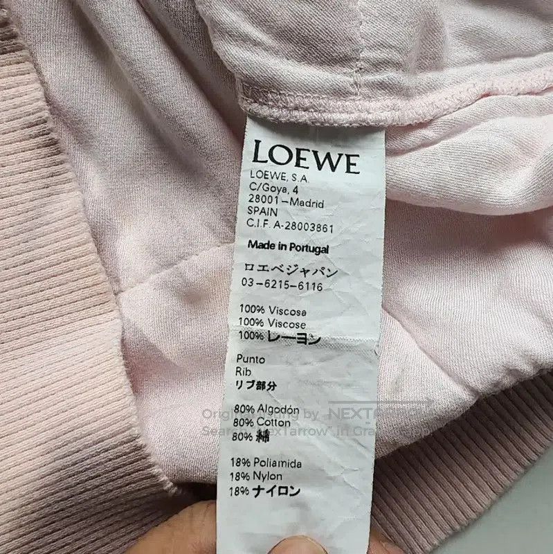 Loewe Loewe Pink Cotton Sweatshirt for Women . Size XS / US 0-2 / IT 36-38 - 5 Thumbnail