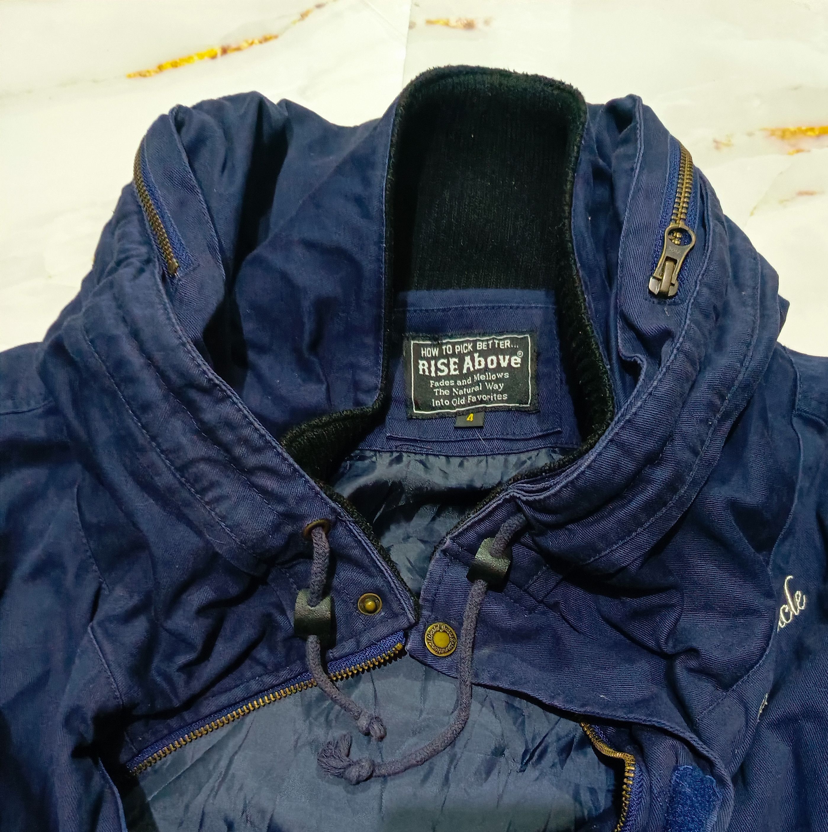 GOA Japanese brand Rise Above gimmick bono thick canvas jacket Size US L / EU 52-54 / 3 - 8 Thumbnail