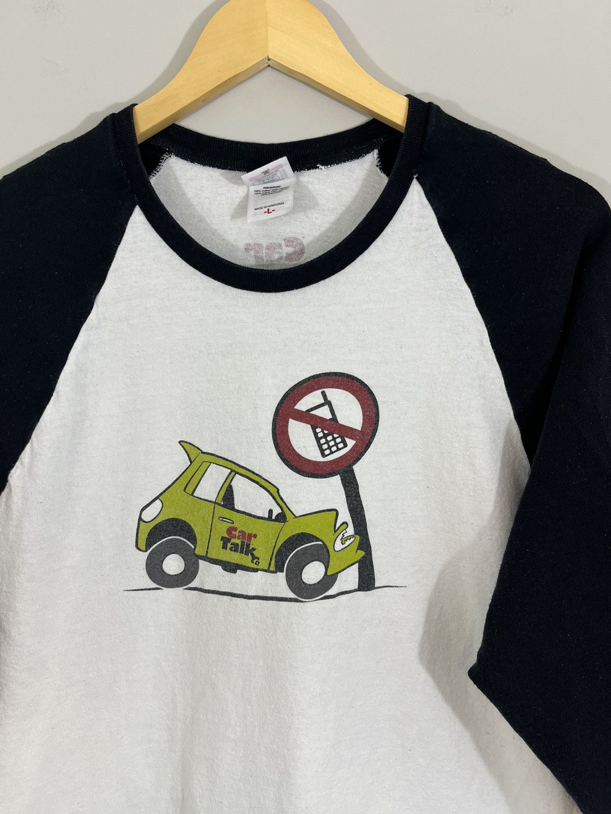 Vintage Anti Texting Driving Faded Baseball Tee Size US L / EU 52-54 / 3 - 2 Thumbnail