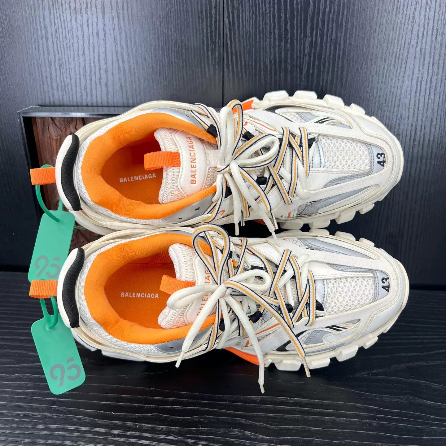 Balenciaga Balenciaga Track White Orange 43 New Size US 10 / EU 43 - 8 Thumbnail