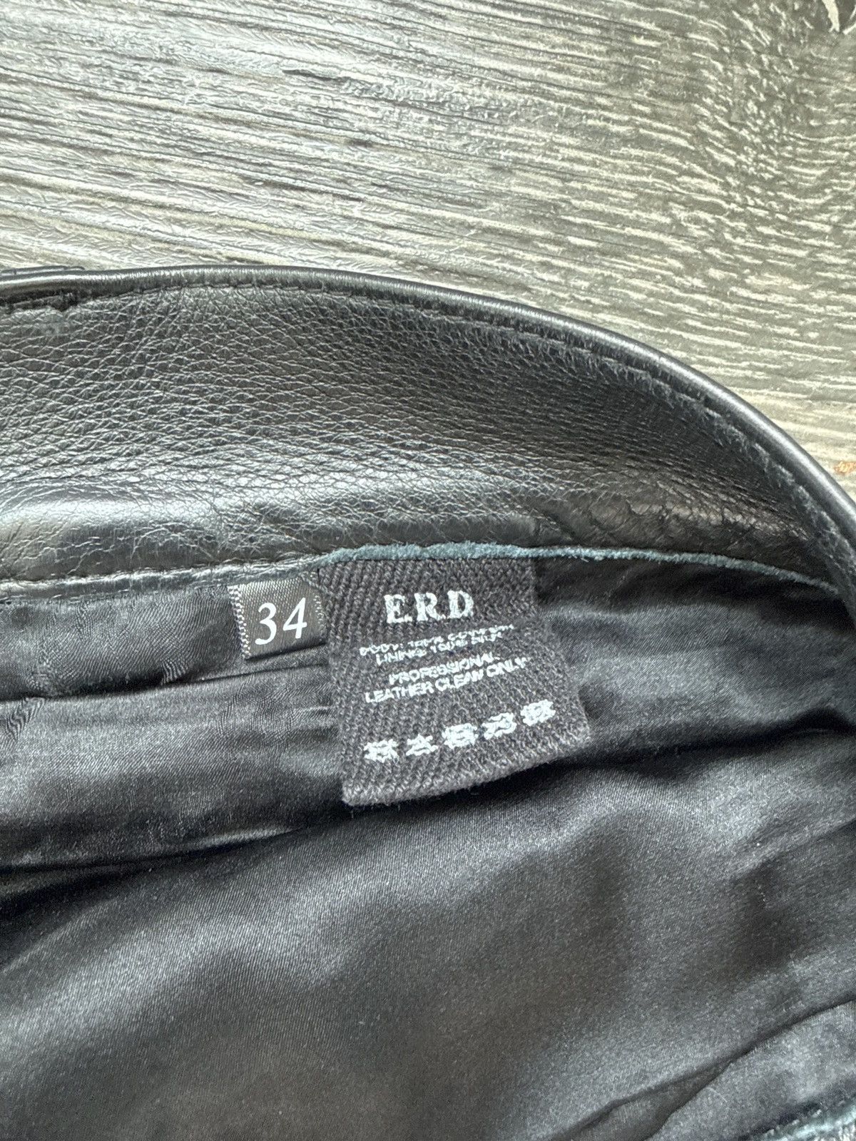 Enfants Riches Deprimes Erd leather pants Size US 34 / EU 50 - 3 Thumbnail