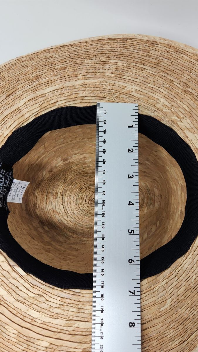 Other Brooklyn Hat Co Reno Palm Straw Rancher Western Wide Brim Size ONE SIZE - 7 Thumbnail