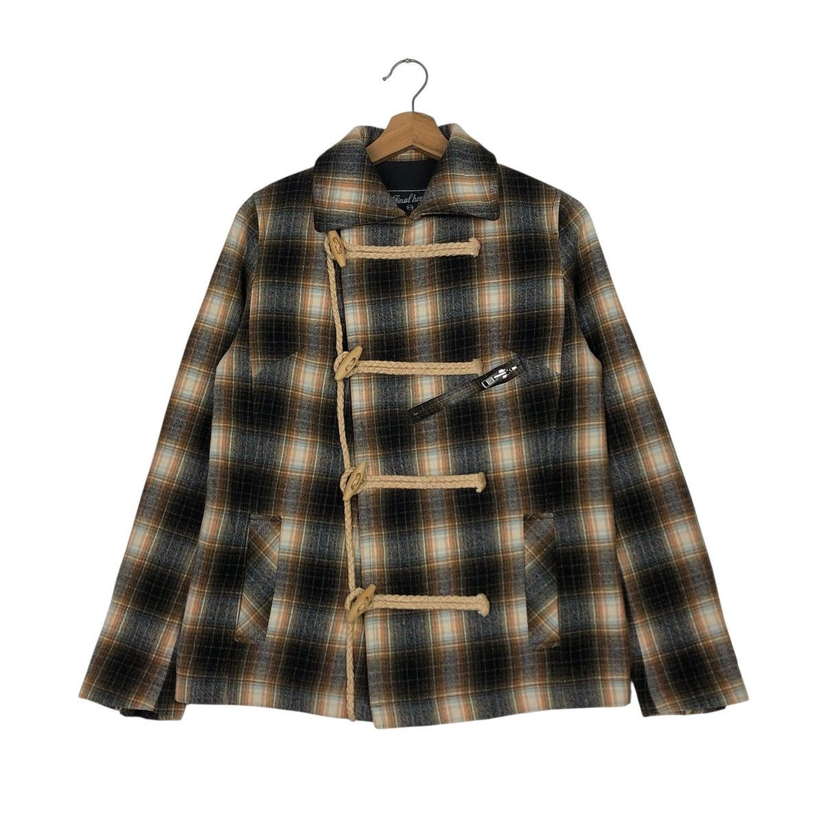 Final Home 🔥VINTAGE WOOL JACKET FINAL HOME ISSEY MIYAKE TARTAN DESIGN Size US XS / EU 42 / 0 - 3 Thumbnail