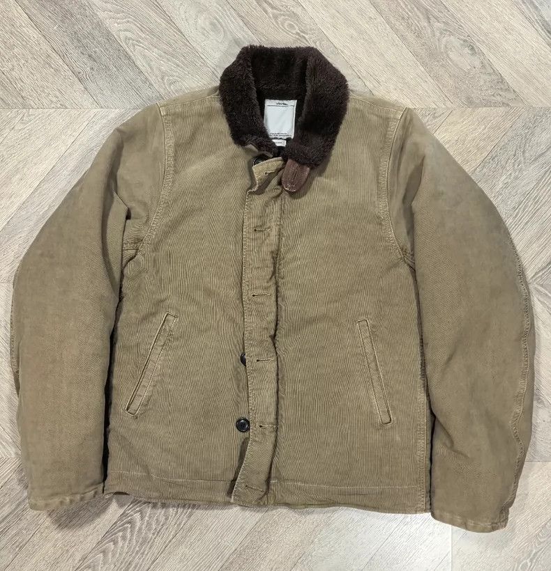 VISVIM 17AW Deckhand Jacket in Olive Color