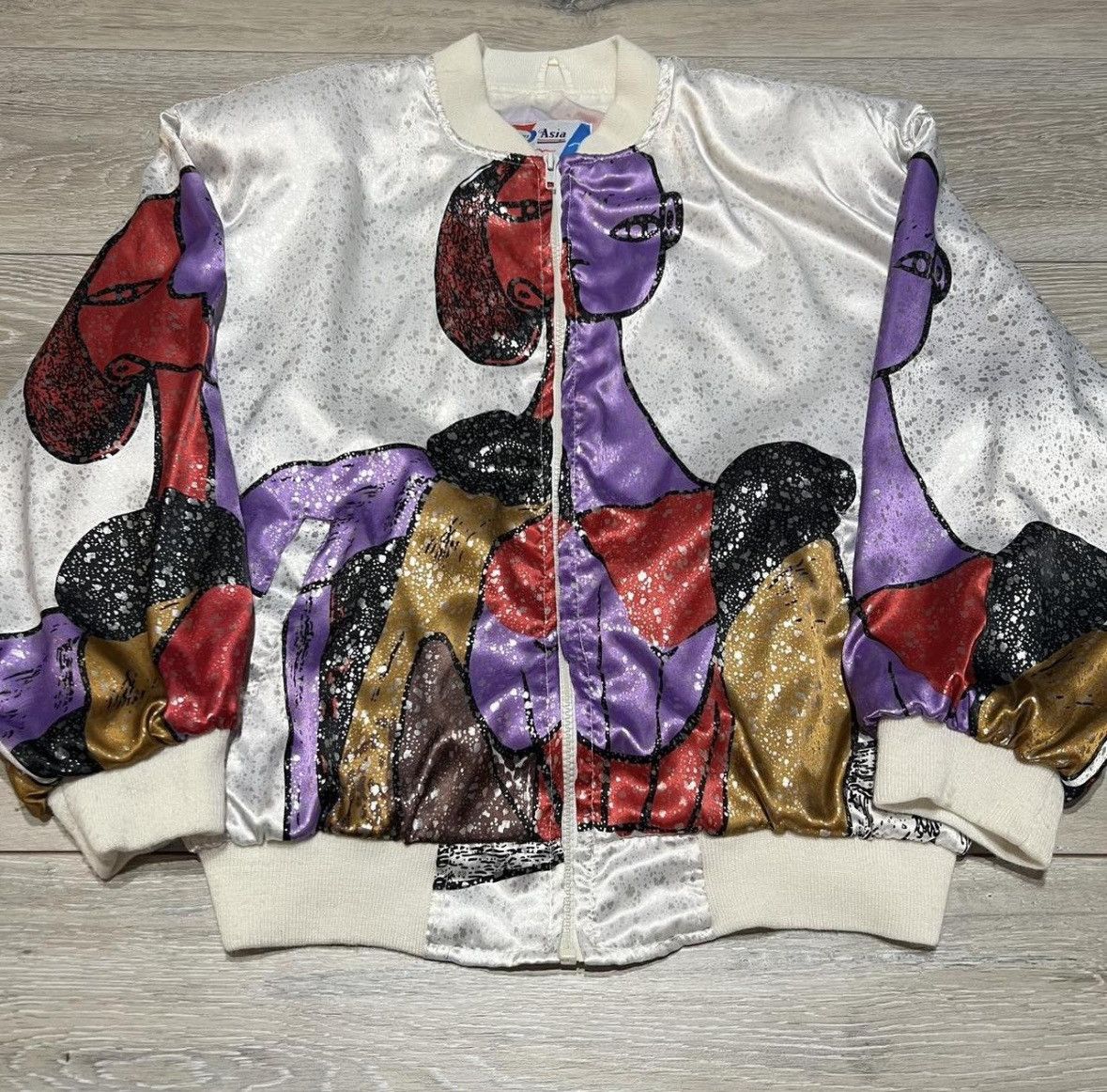 Other Vintage 1980’s Pablo Picasso Art Gallery Bomber ZipUp Jacket Size M / US 6-8 / IT 42-44 - 1 Thumbnail