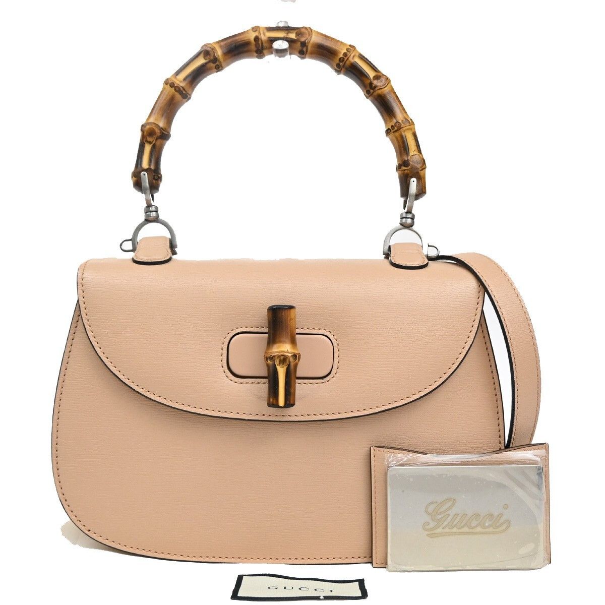 Gucci Gucci Bamboo 1947 Top Handle Bag Leather Size ONE SIZE - 1 Thumbnail