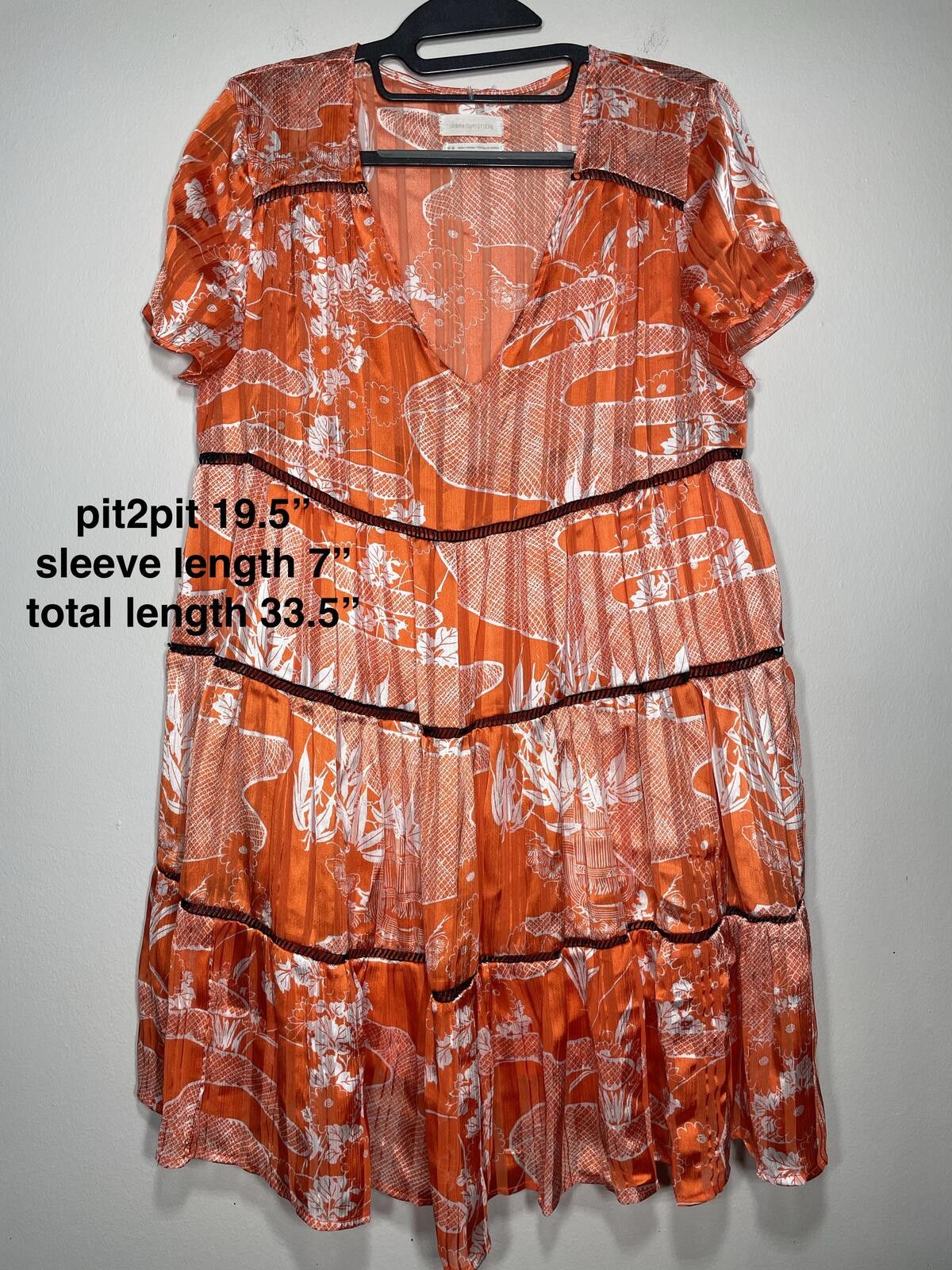 Urban Outfitters URBAN OUTFITTERS Pippa Chiffon Tier Mini Dress Babydoll Sz M Size M / US 6-8 / IT 42-44 - 3 Thumbnail