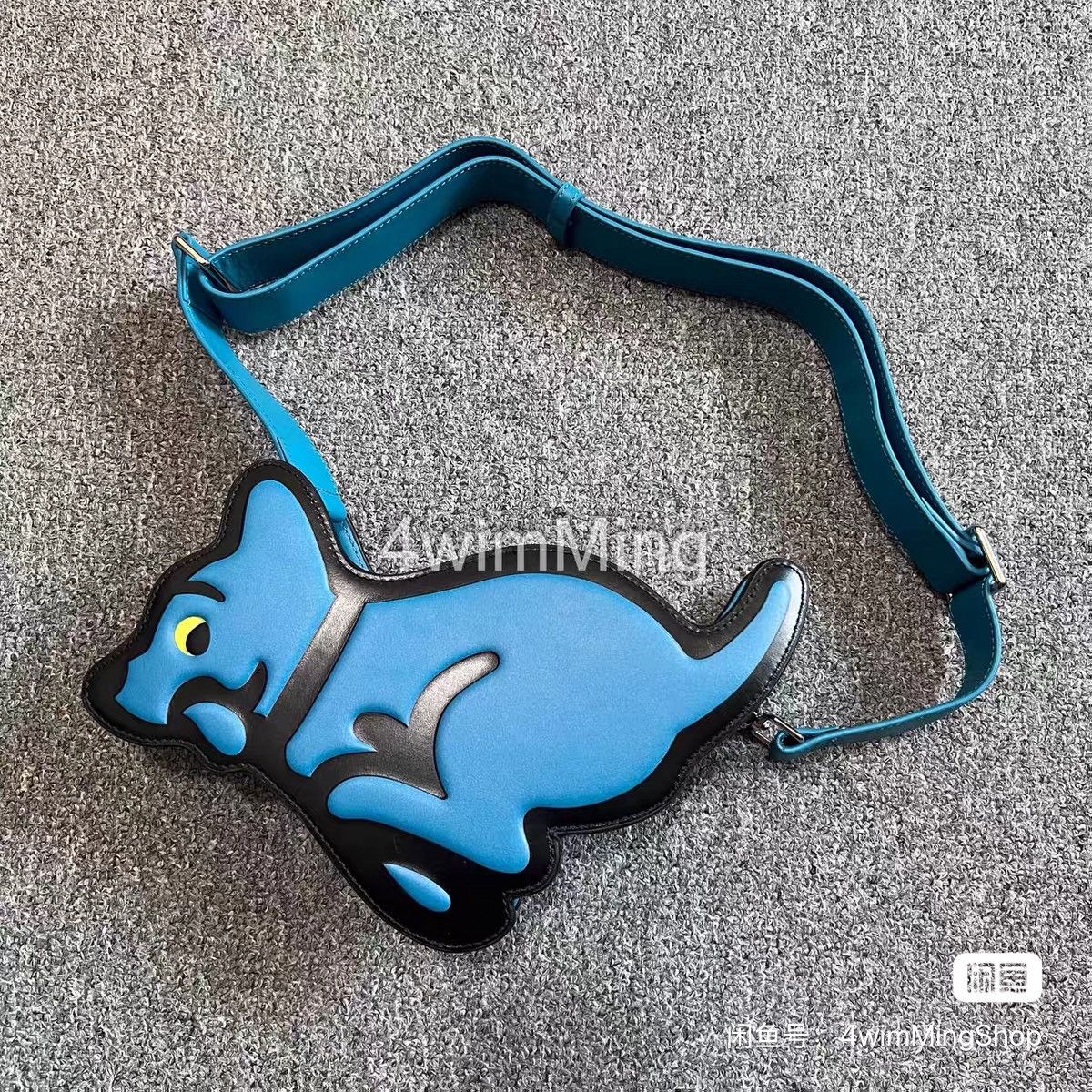 Billionaire Boys Club Running Puppy Leather Shoulder Bag
