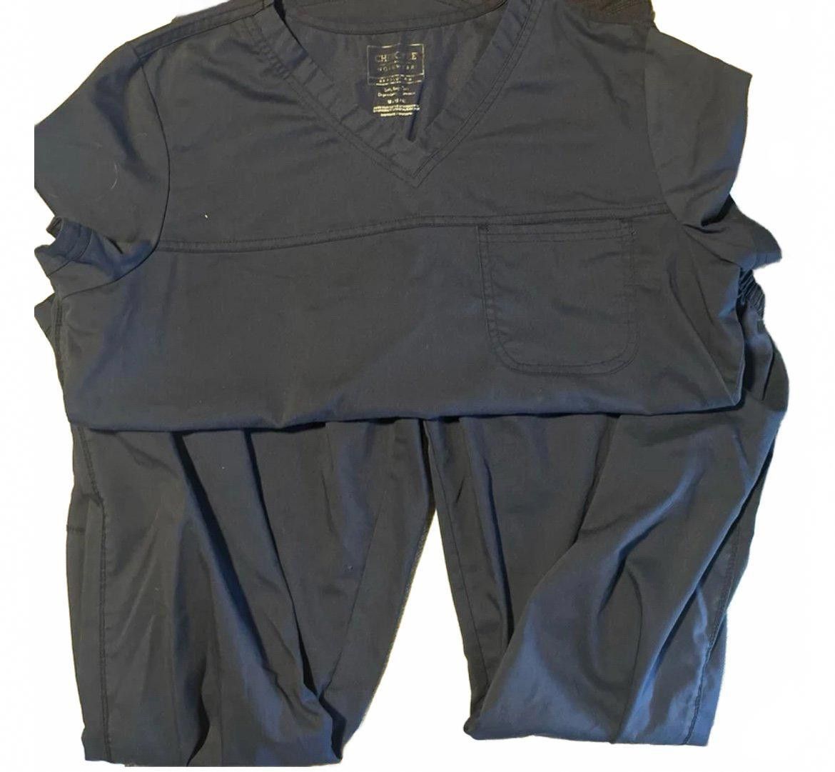 Cherokee Comfortable Navy Blue Medical Scrubs Set - Tall Size Medium Size ONE SIZE - 1 Thumbnail
