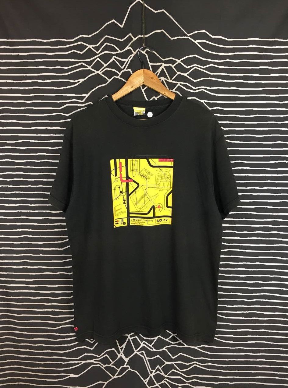 LRG Vtg 90s OG LRG Lifted Research Group Technical Schematic Tee Size US L / EU 52-54 / 3 - 2 Thumbnail