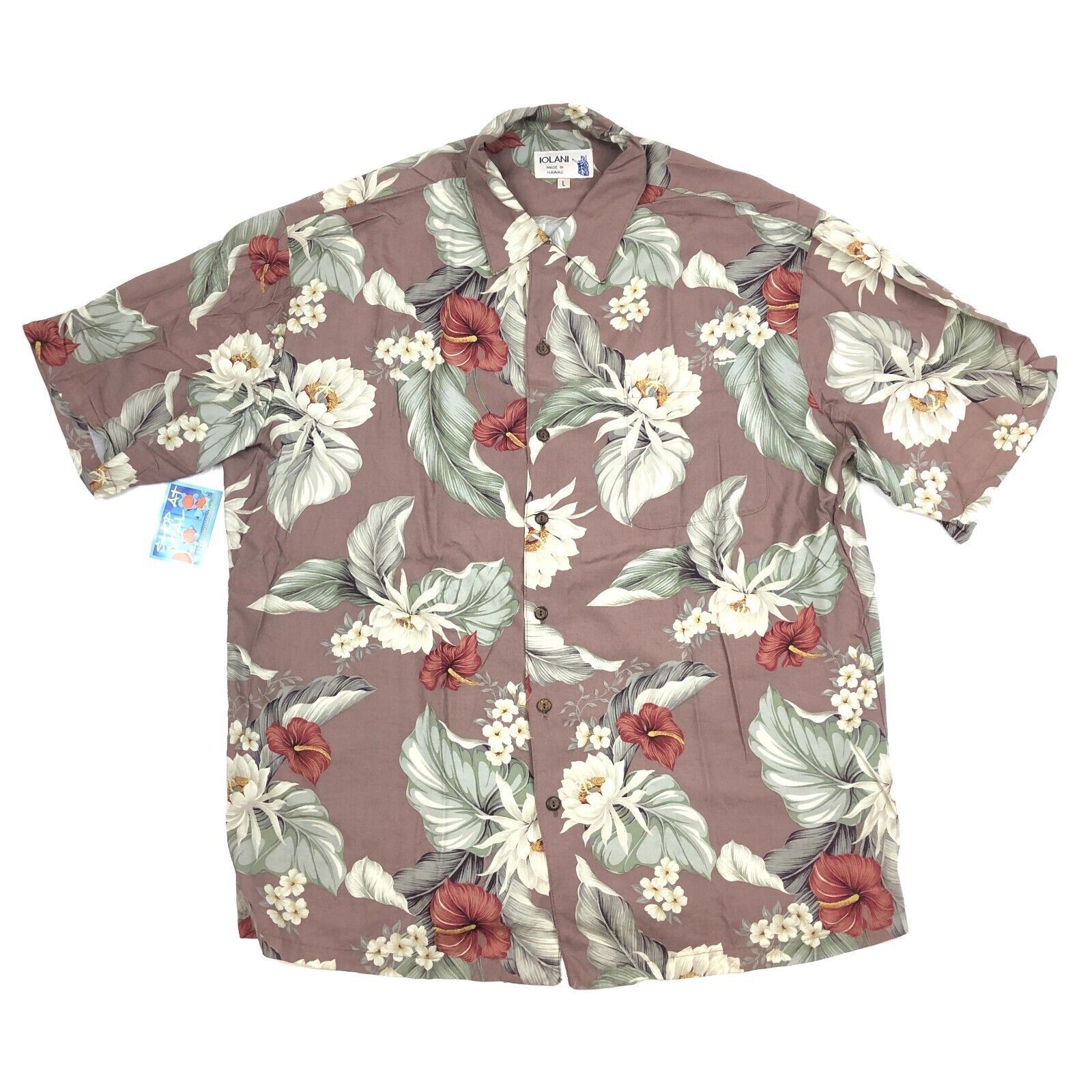 Vintage Vintage Iolani Hawaiian Floral Button Up Shirt Top Large Size US L / EU 52-54 / 3 - 1 Thumbnail