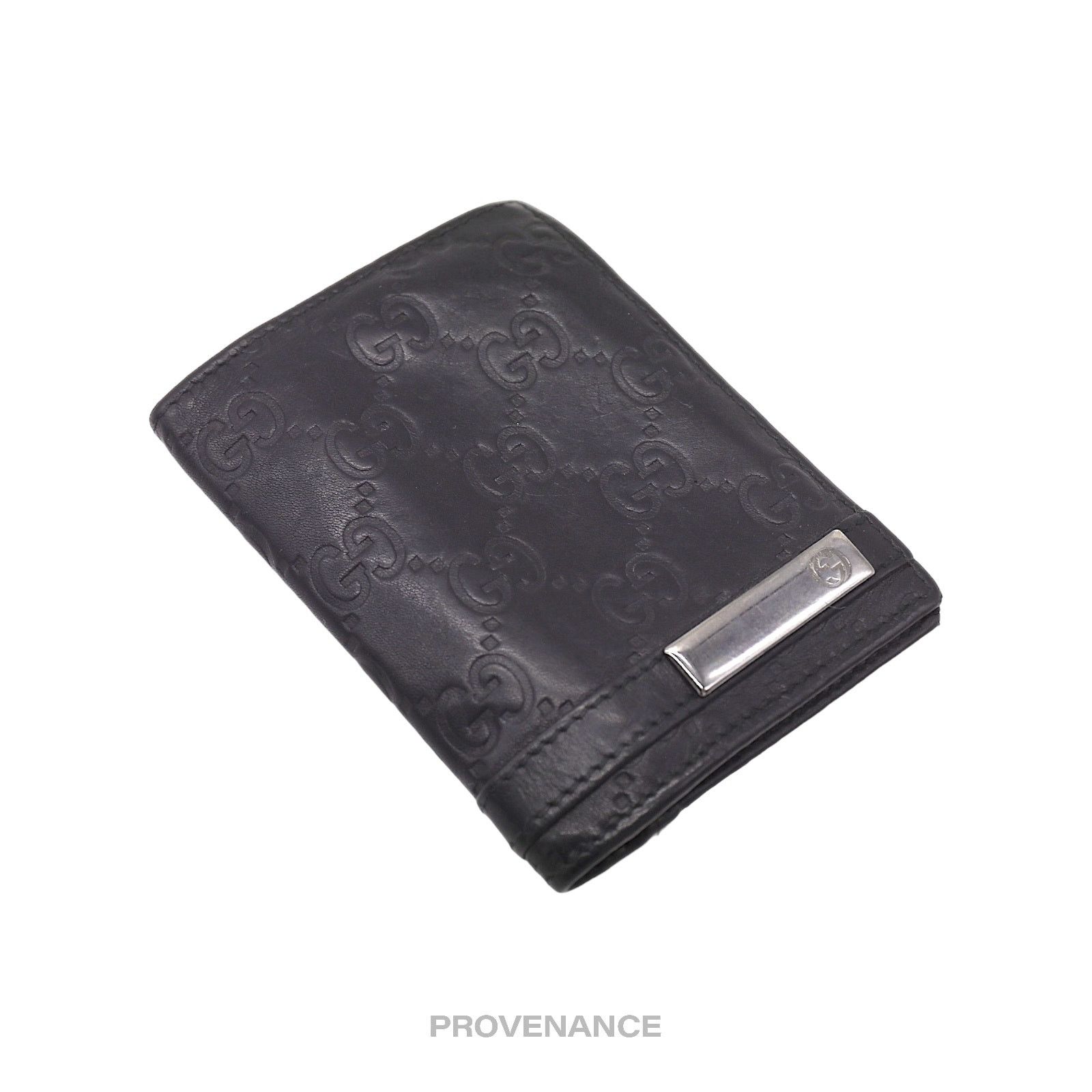 Gucci 🔴 Gucci Pocket Organizer Wallet - Black GG Guccissima Size ONE SIZE - 3 Thumbnail