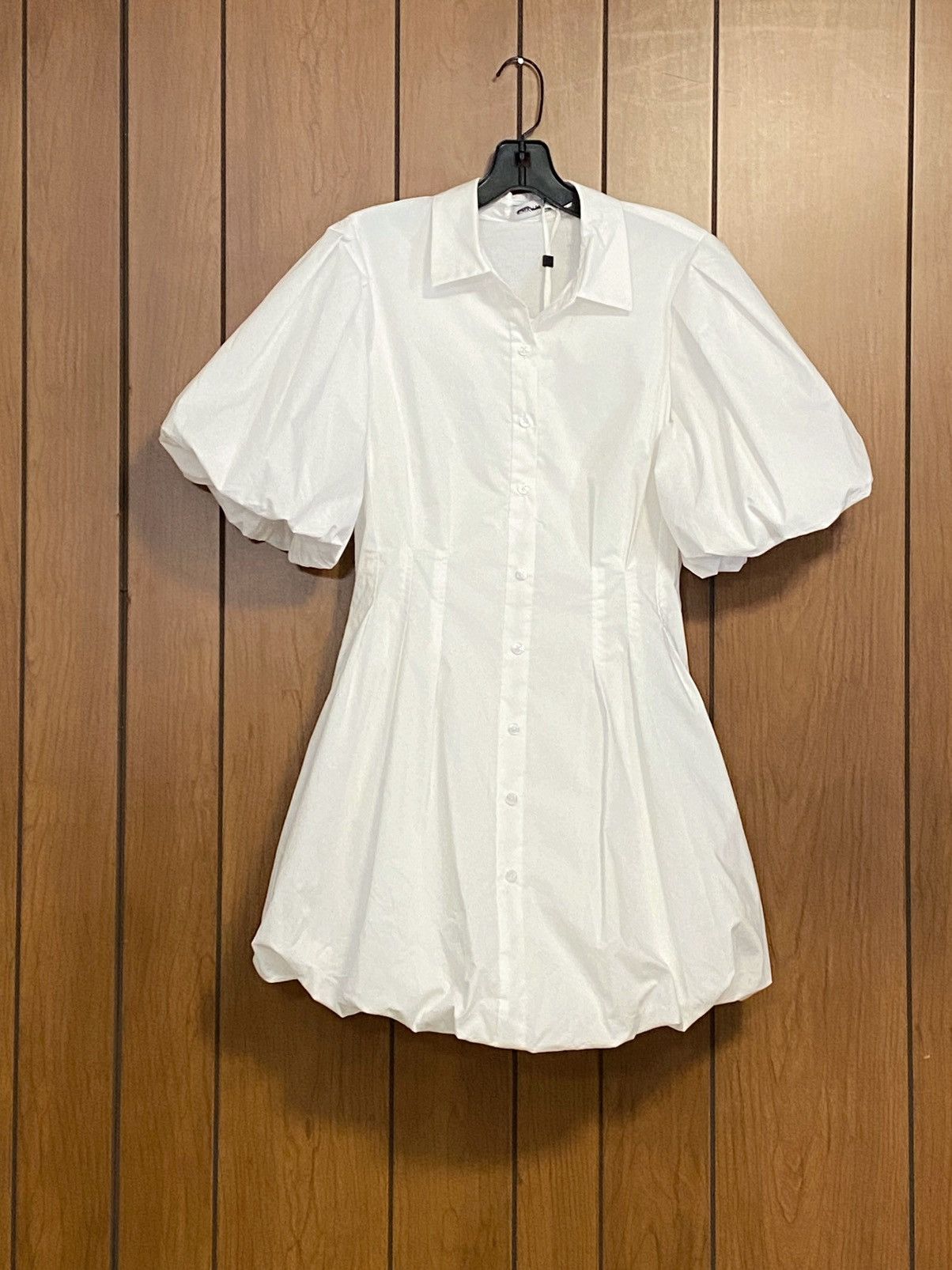 Simkhai SIMKHAI Cleo Puff-Sleeve Minidress size 6 Size M / US 6-8 / IT 42-44 - 6 Thumbnail