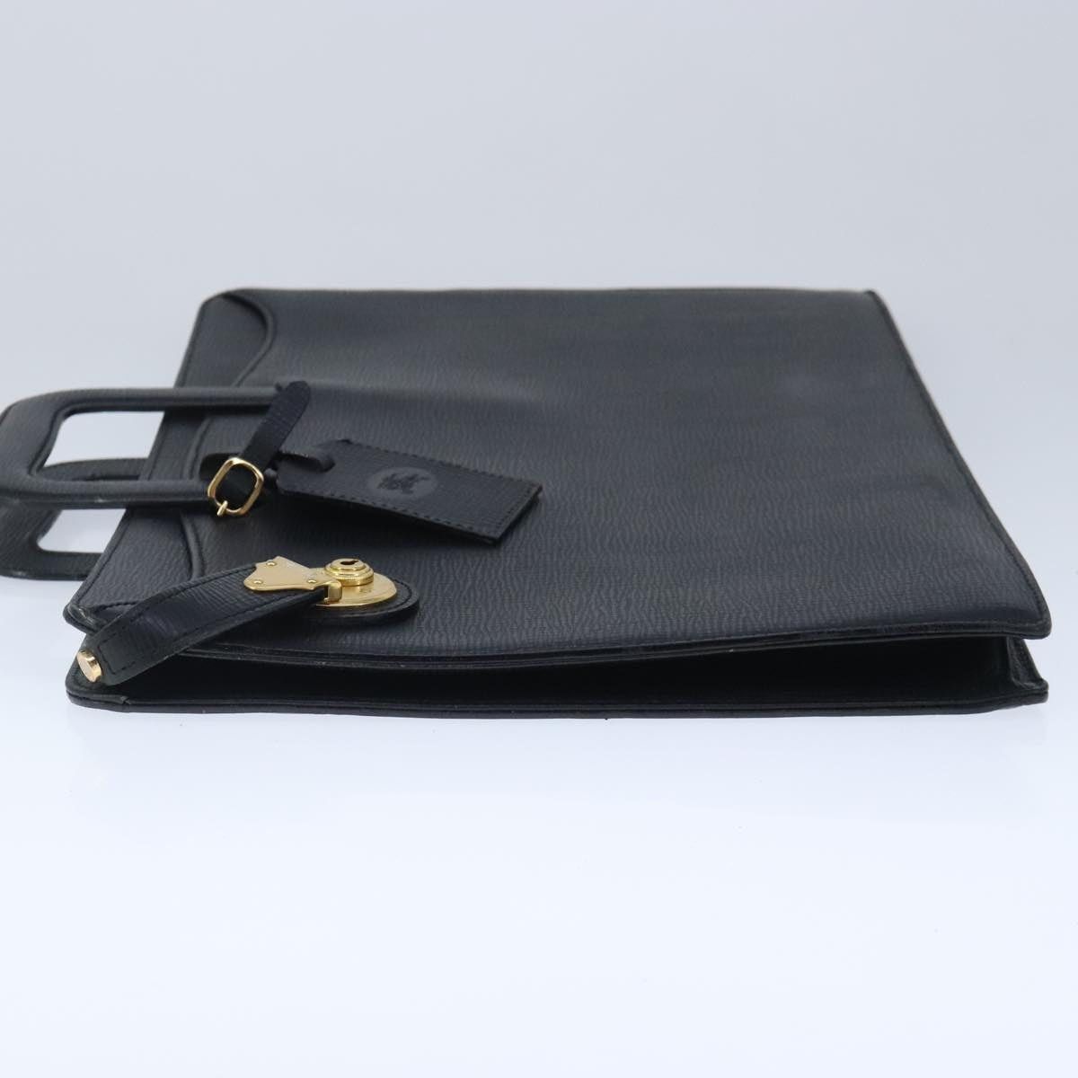 Burberry Burberry Business Bag Leather Black Gold Size ONE SIZE - 4 Thumbnail