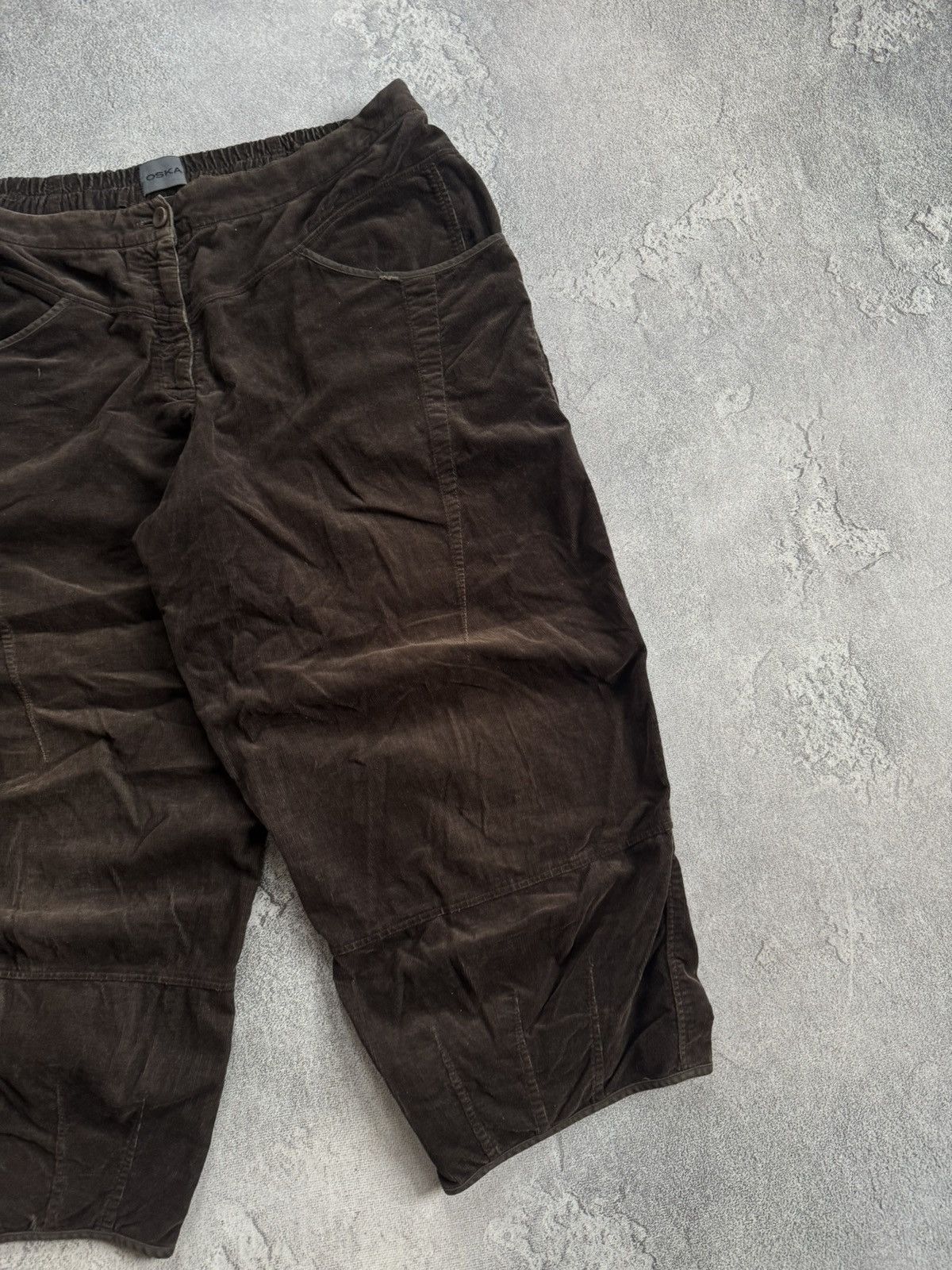 OSKA OSKA 4/size brown corduroy velvet baggy pants trousers chino Size 28" / US 6 / IT 42 - 7 Thumbnail