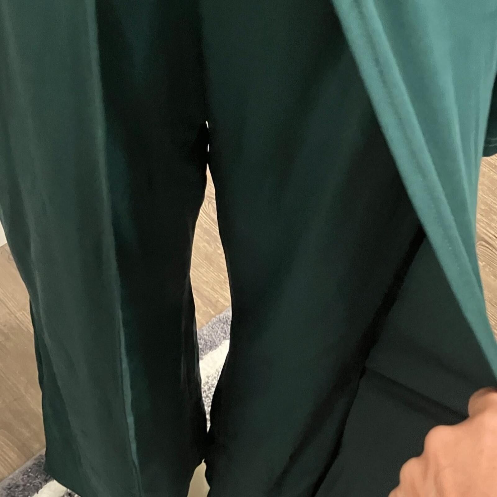 Other NIB Source Unknown Dark Green Long-Sleeve Jumpsuit Size 42" / US 20 - 8 Thumbnail