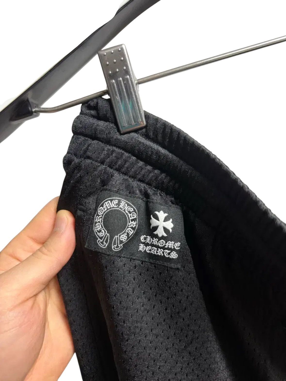 Chrome Hearts Varsity Mesh Shorts Black Size US 34 / EU 50 - 4 Thumbnail
