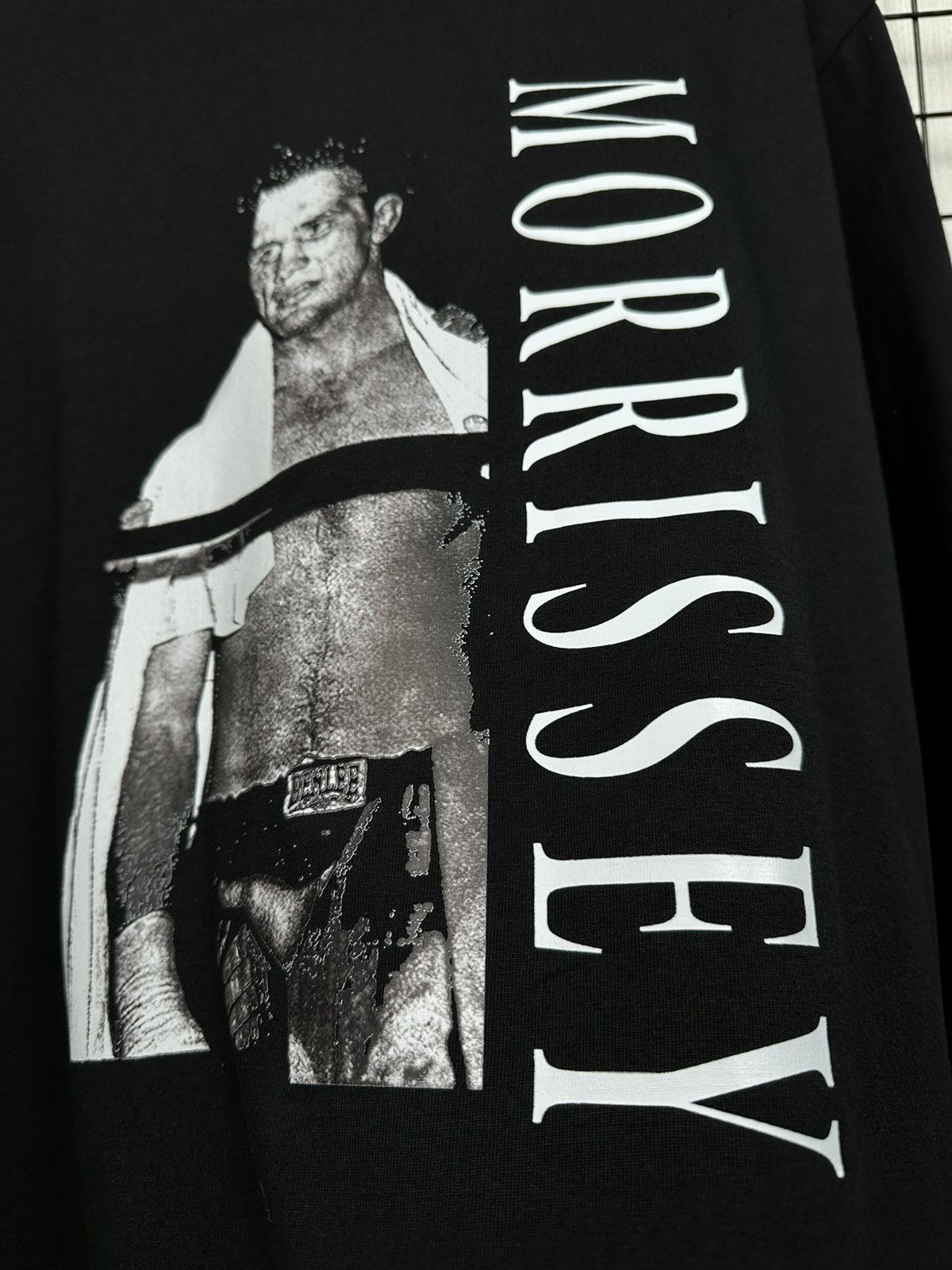 Morrissey × The Smiths Morrissey Band Boxer Long Sleeve Shirt Men Black L Tour tee Size US L / EU 52-54 / 3 - 9 Thumbnail
