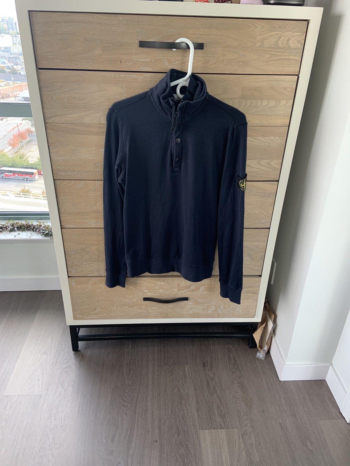Stone Island Stone Island Navy Sweater Size US S / EU 44-46 / 1 - 1 Thumbnail