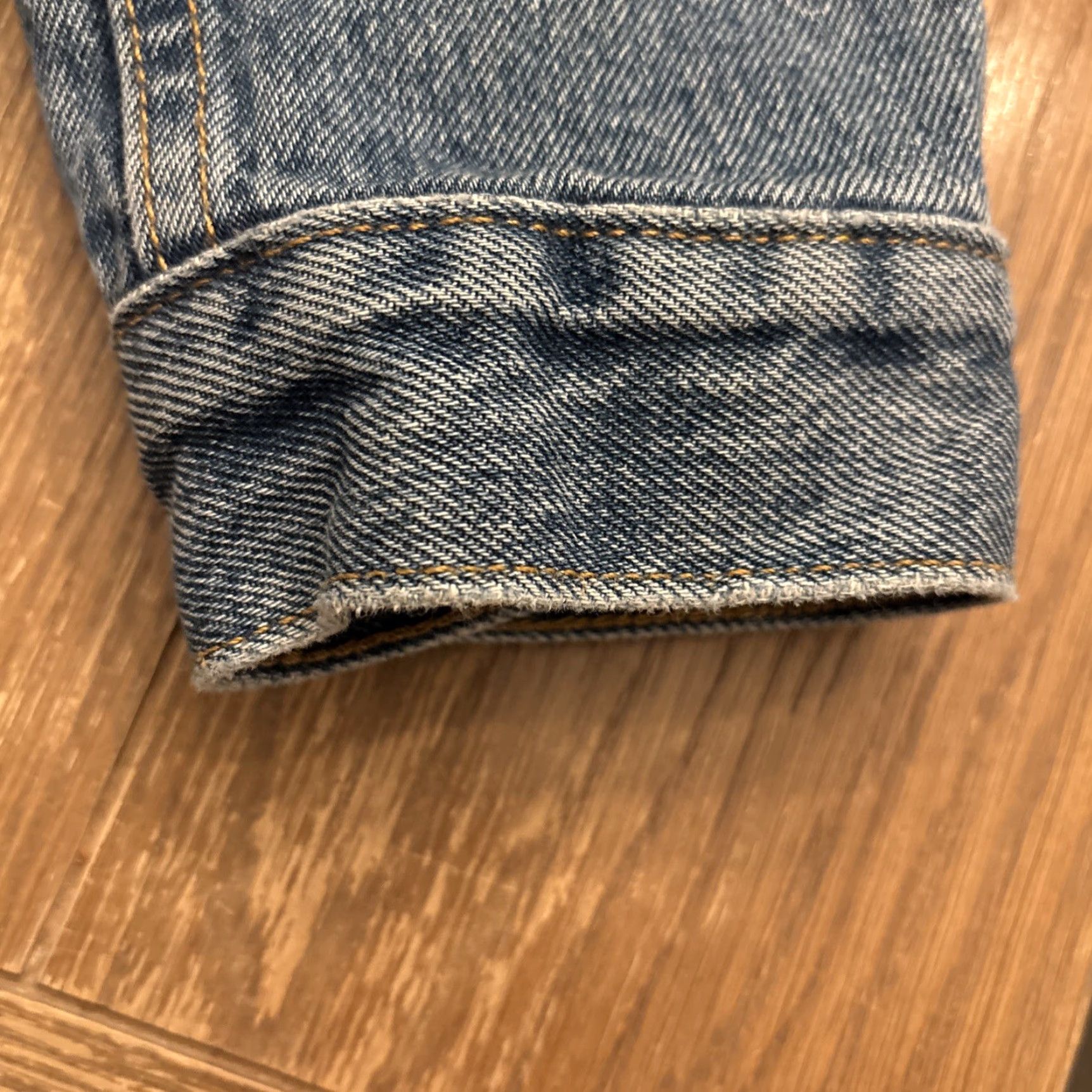 Levi's VINTAGE Levi's Premium Denim Jacket Womens XS Blue Sherpa Lined Classic Retro 00s Size XS / US 0-2 / IT 36-38 - 6 Thumbnail