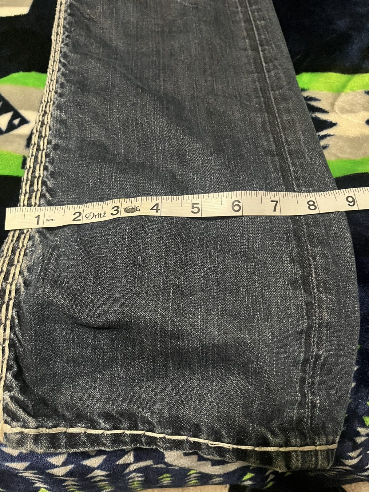 True Religion true religion jeans navy and gold super qt Size US 32 / EU 48 - 11 Thumbnail