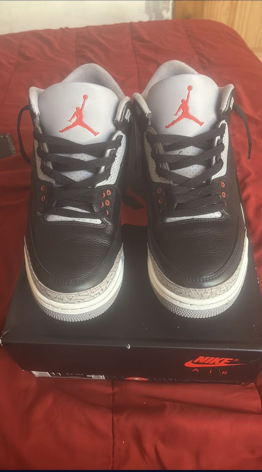 Jordan Brand Jordan 3 Black Cement 2024 Size US 11 / EU 44 - 3 Thumbnail