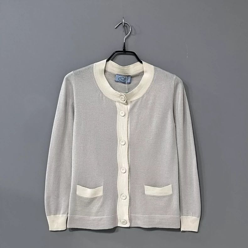 Prada Prada Gray knitwear 2502-Nextarrow Size US XXS / EU 40 - 1 Thumbnail
