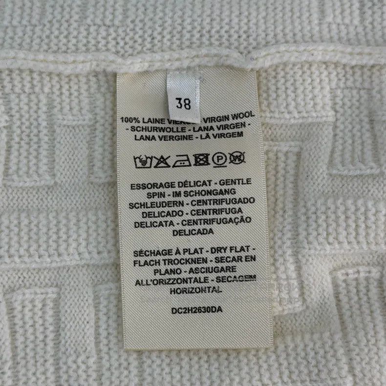 Hermes Hermes White full H wool sweater Size XS / US 0-2 / IT 36-38 - 6 Thumbnail