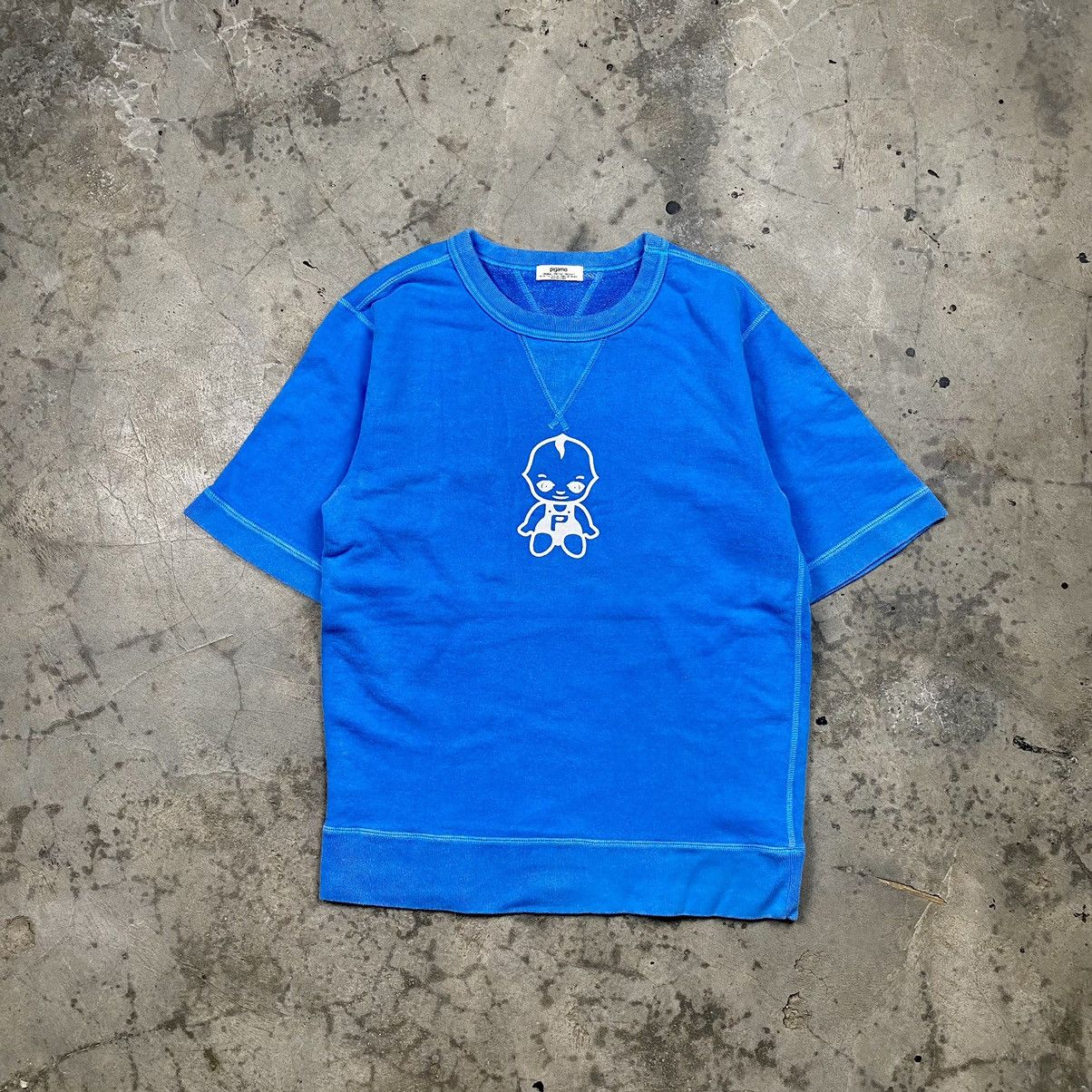 Designer × Japanese Brand 90s Pigano Japan Double V Crewneck Size US S / EU 44-46 / 1 - 1 Thumbnail