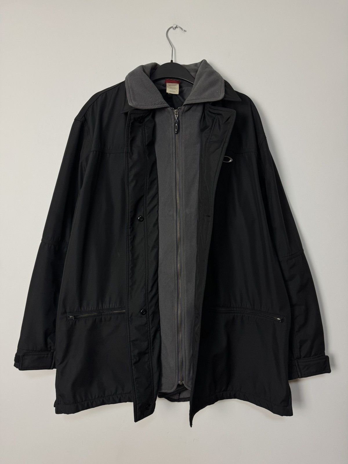 Oakley Vintage 90s Oakley Neylon Jacket Fleece Vest Metal Logo Size US L / EU 52-54 / 3 - 4 Thumbnail