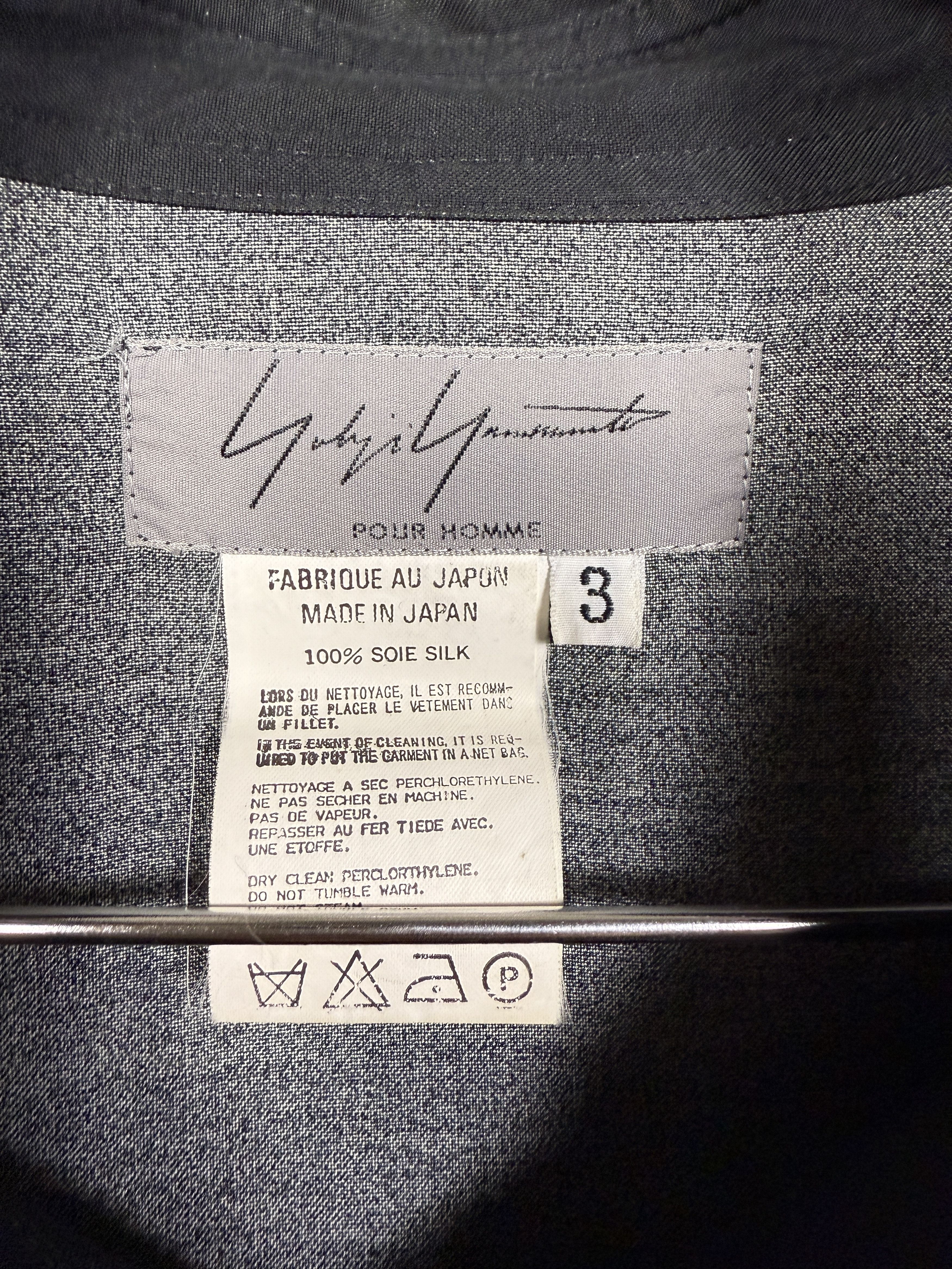 Yohji Yamamoto Yohji Yamamoto 2003 aw Silk Button Up Sailor Tattoo Shirt Size US L / EU 52-54 / 3 - 3 Thumbnail