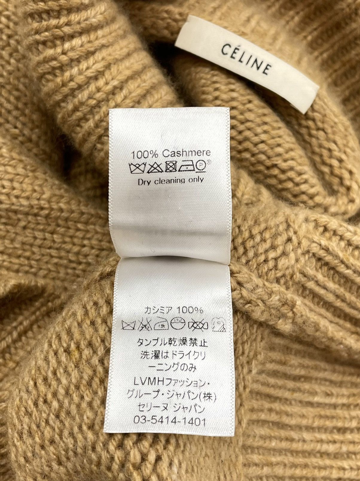 Celine Rare Vintage CELINE Cashmere Turtleneck Sweater – RelaxedFit Size S / US 4 / IT 40 - 14 Thumbnail