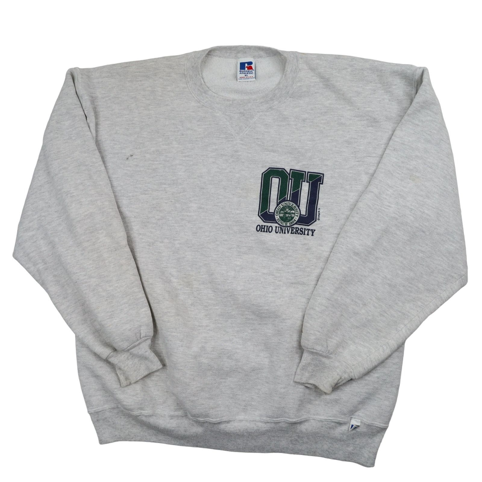 Russell Athletic × Vintage Vintage Russell Athletics Ohio University Graphic Sweatshirt Size US XL / EU 56 / 4 - 1 Thumbnail