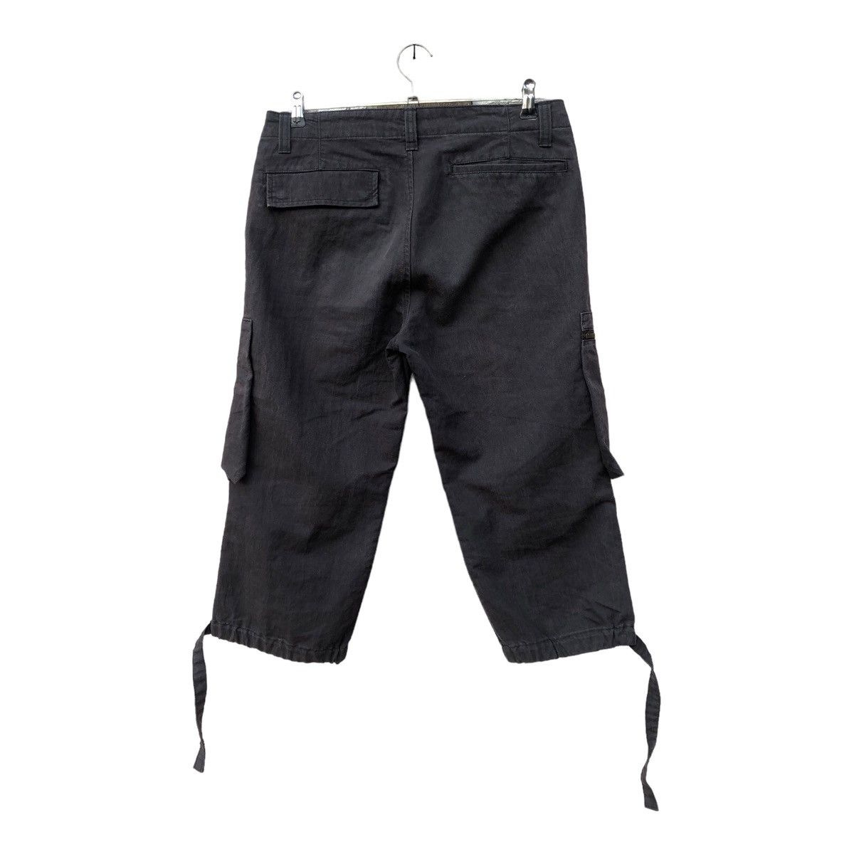 20471120 × Homme + Femme La 291295 Homme Drawstring Short Cargo Pants Size US 31 - 2 Thumbnail
