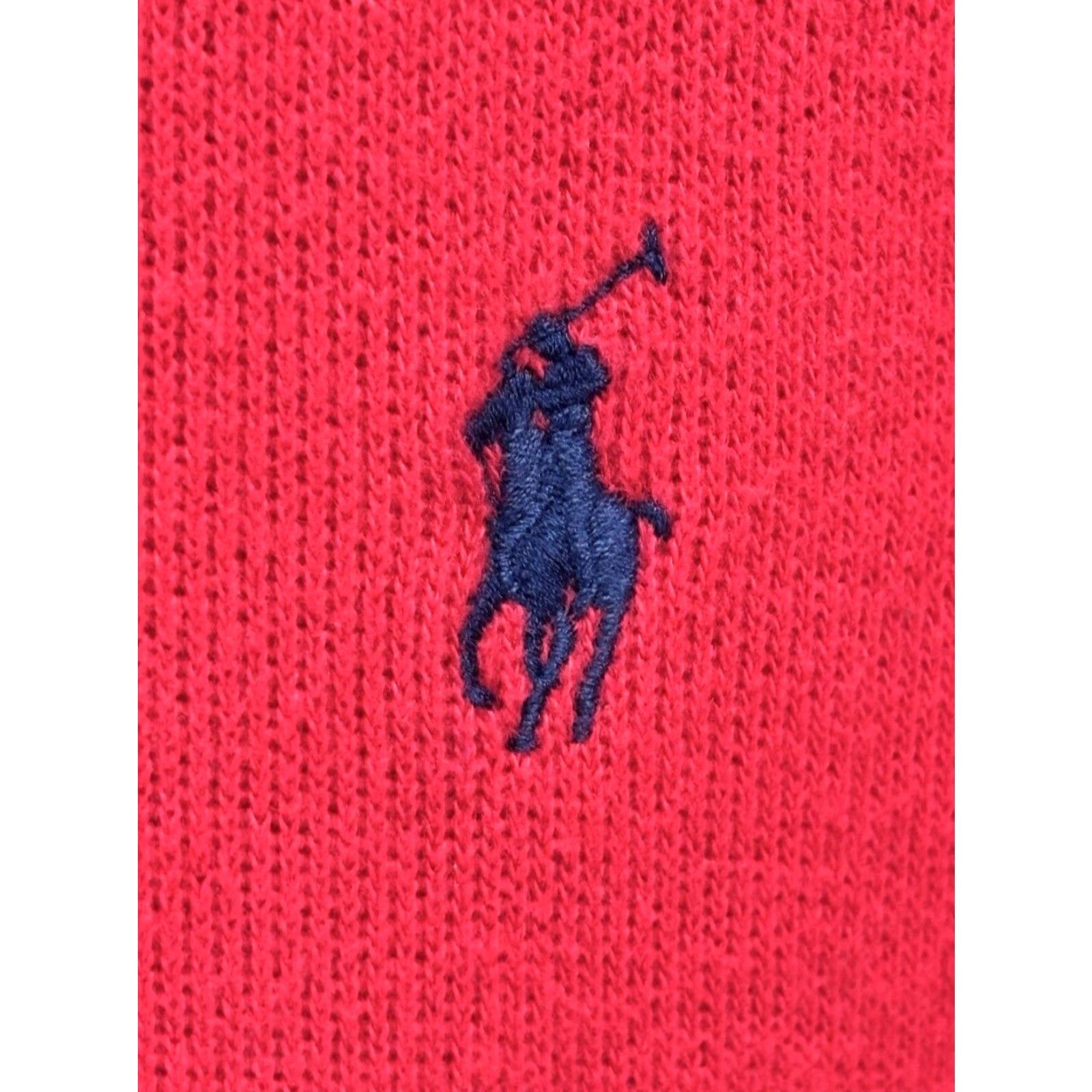 Ralph Lauren VINTAGE Polo Ralph Lauren Red Pullover Sweater XLT Big & Tall Mens Long Sleeve 1/4 Zip Size US XL / EU 56 / 4 - 3 Thumbnail