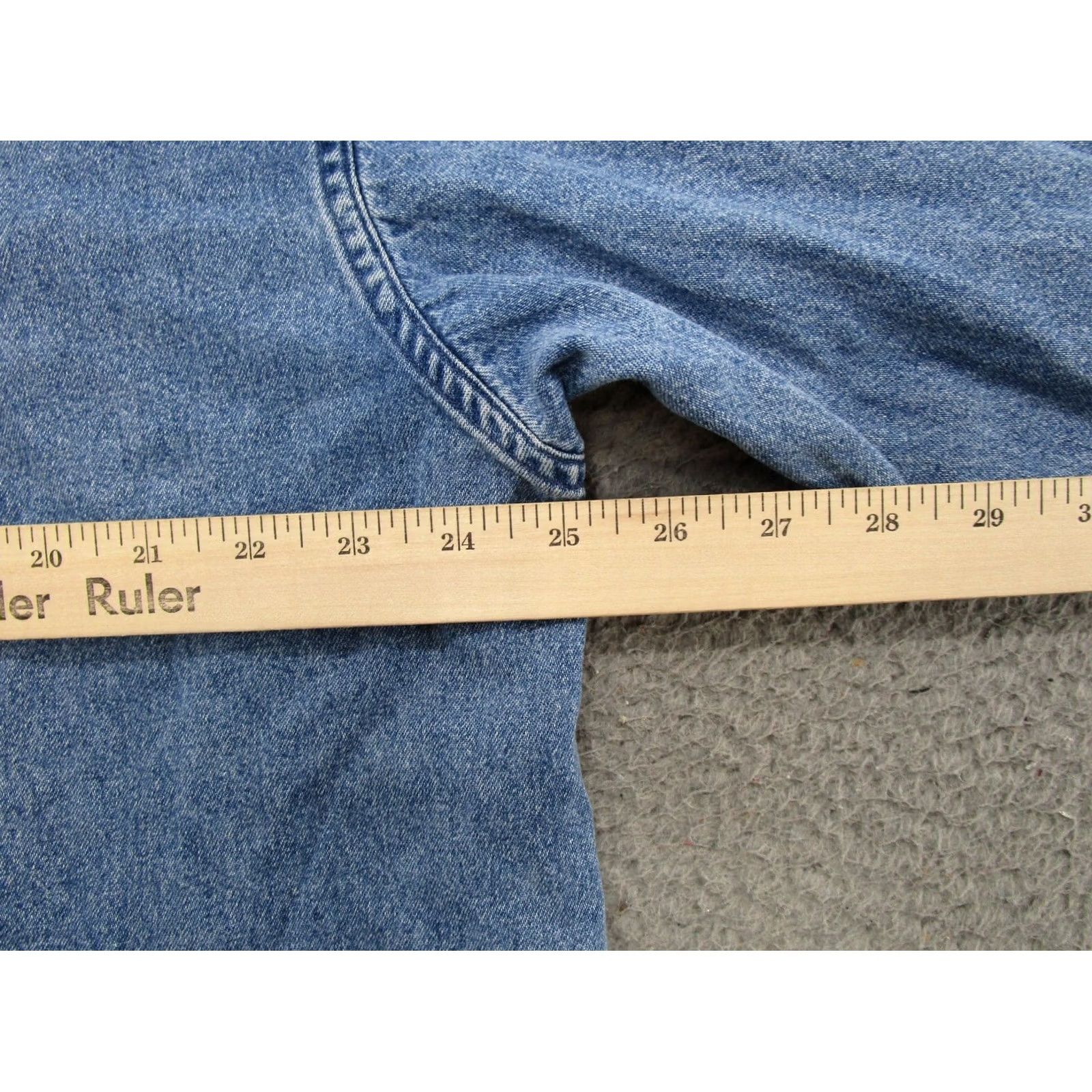 Tommy Hilfiger VTG Tommy Hilfiger Denim Button Front Shirt Mens XL Blue Cotton Button-Up Grunge Streetwear Logo Pocket Collared Casual Classic Shirt Size US XL / EU 56 / 4 - 6 Thumbnail