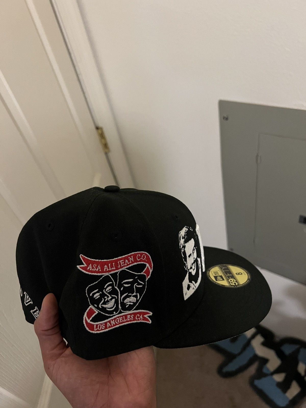 Asaali × Awful Lot of Cough Syrup Asaali x Awful Lot Of Cough Syrup Cartel Fitted Hat Size 8 Size ONE SIZE - 2 Thumbnail