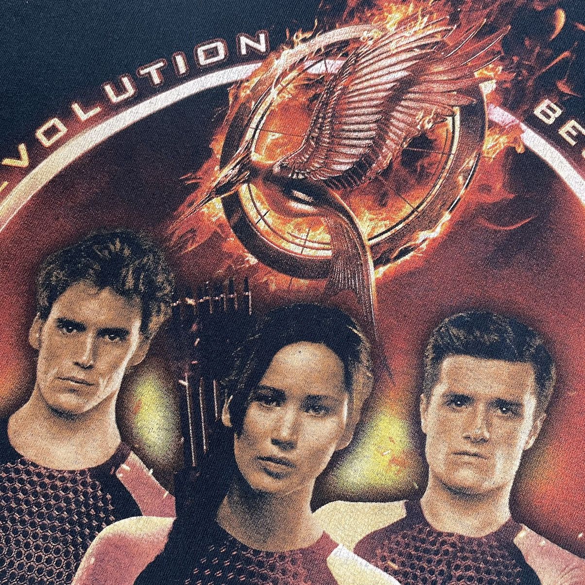 Gildan × Vintage 2013 The Hunger Games Catching Fire T-shirt Size US M / EU 48-50 / 2 - 7 Thumbnail
